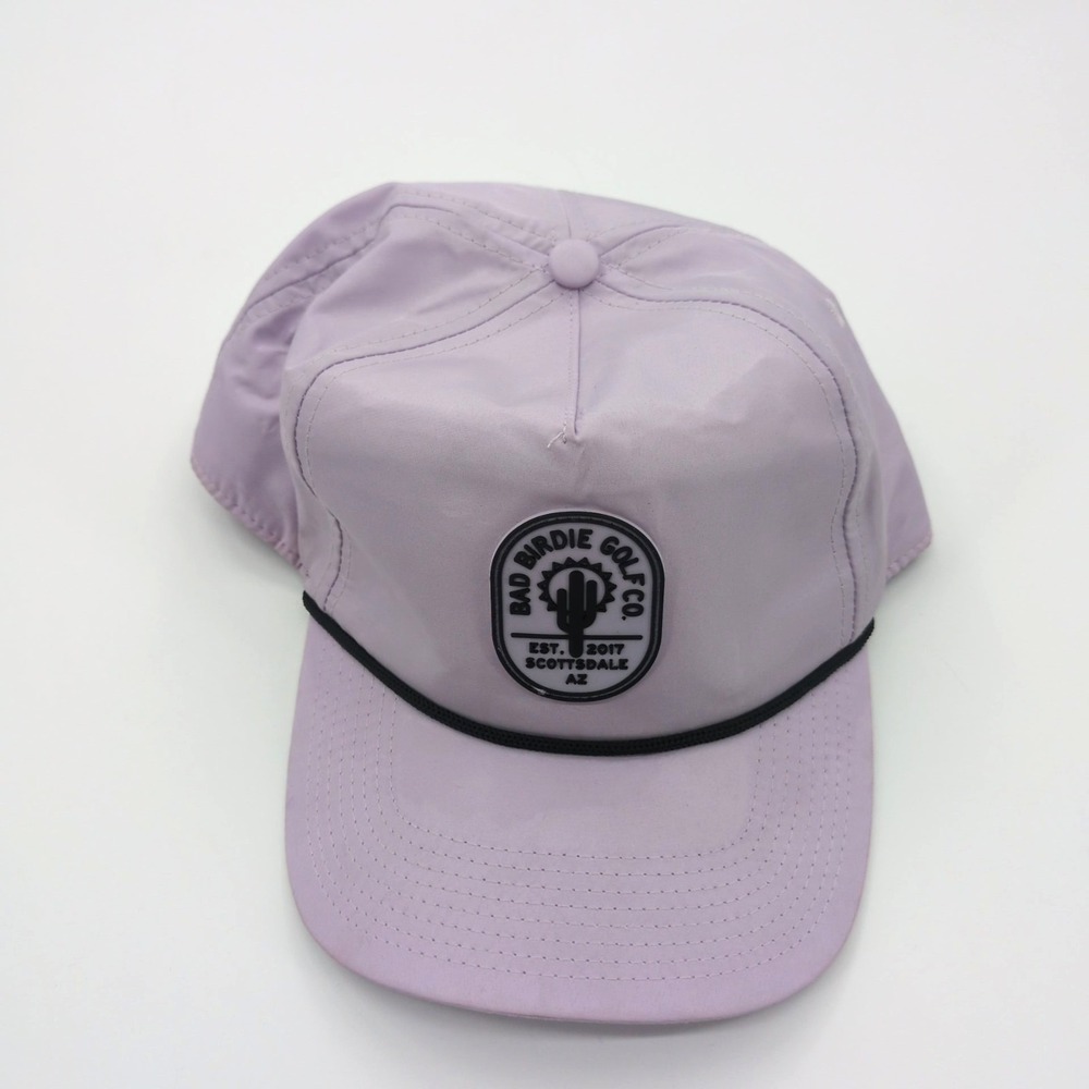 Bad Birdie Golf Cactus Rope Hat Cap Lavender Purple Snapback Mens Scottsdale AZ